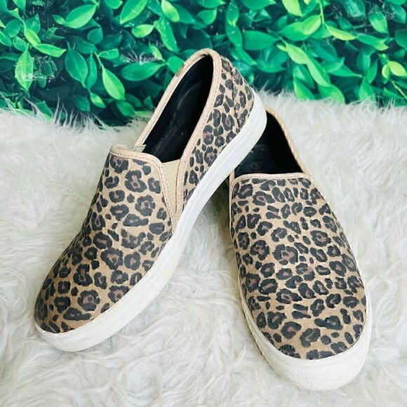 Magellan Leopard Animal Print Slip On Loafers 9 - Picture 1 of 16